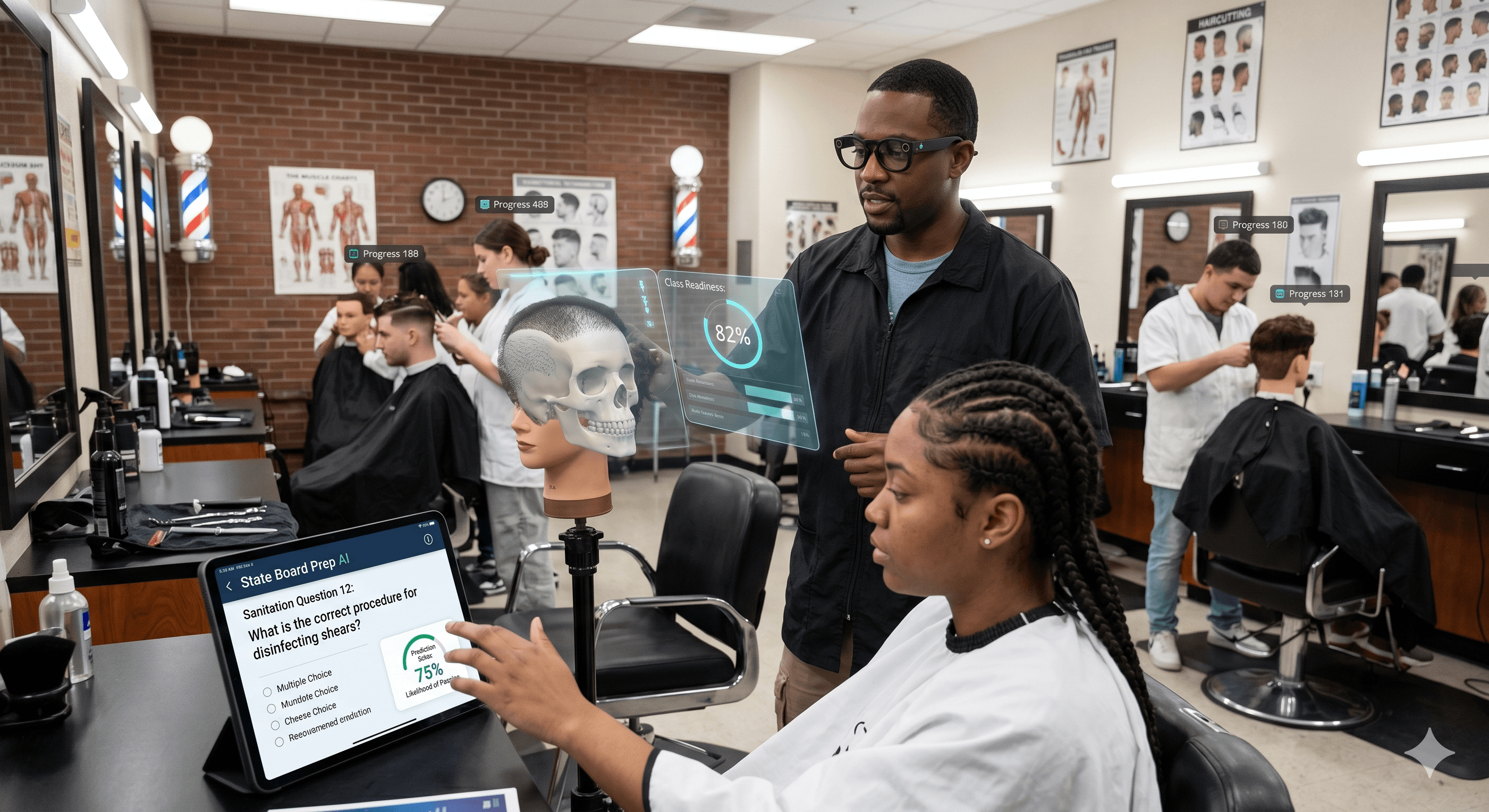 Texas Barber Exam Intelligence Prep Background